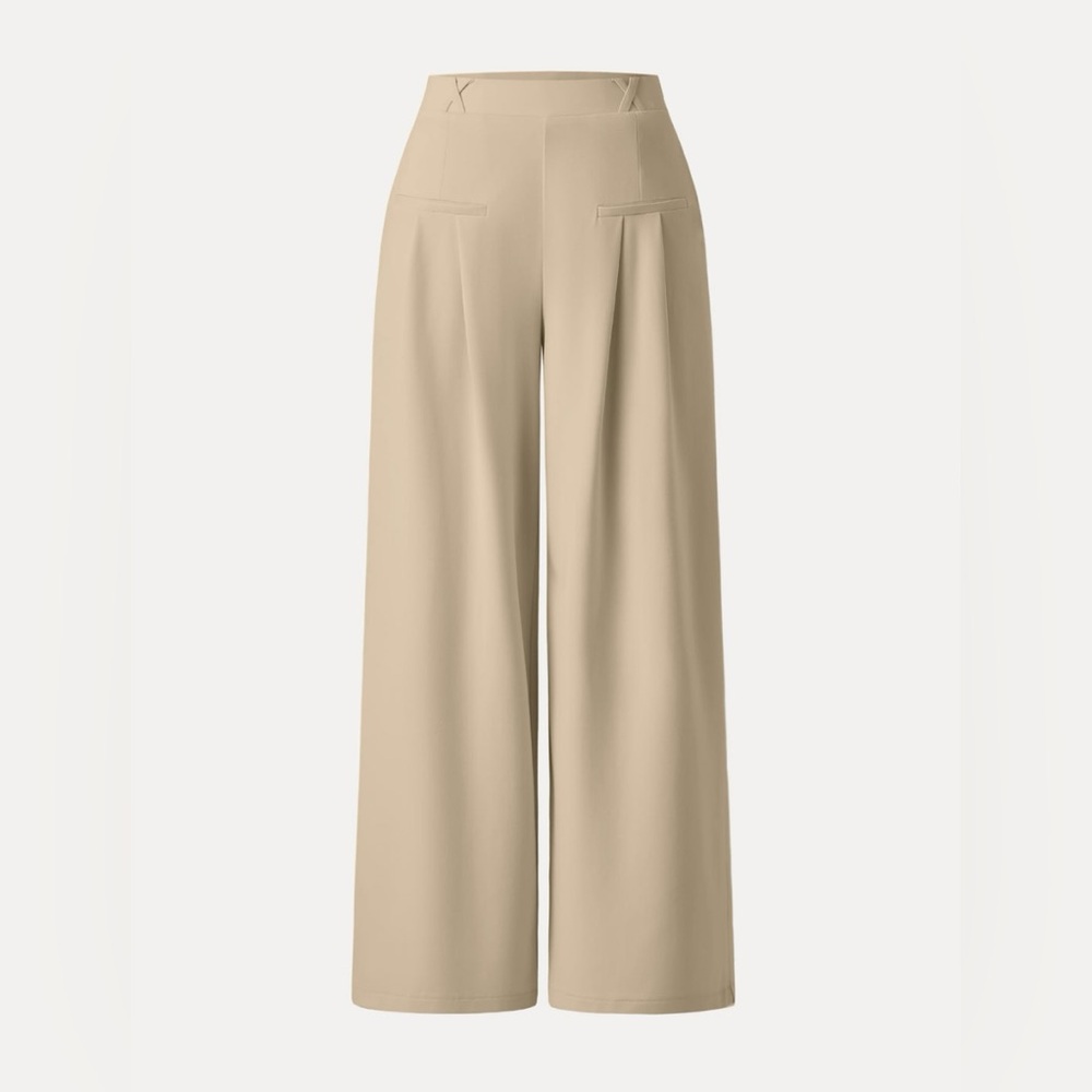 OGL Wide Leg Pants in Beige